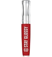 Rimmel London Stay Glossy, 440 Firecracker, Lip Gloss, Non-Sticky, Cruelty-Free, Color and Shine,...