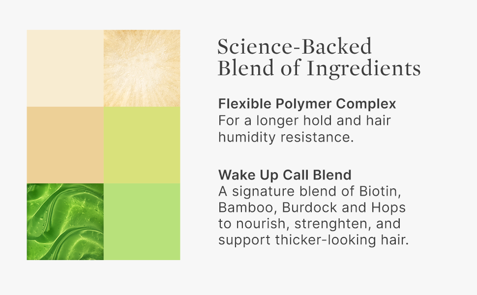 Wake Up Call Shampoo Hairspray