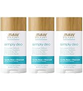 Raw Sugar Aluminum Free Deodorant Stick, Simply Deo Bundle (Pack of 3) Whole Body Deodorant for W...