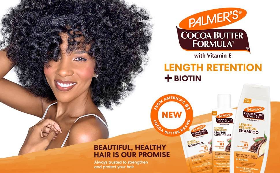 Biotin Length Retention Hair Care conditioner shampoo pack