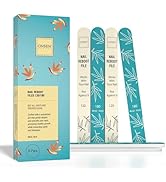 Onsen Secret Japanese Nail File - Professional 6-Pack Nail Files, Double Sided Natural & Acrylic ...
