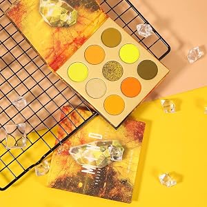 yellow eyeshadow
