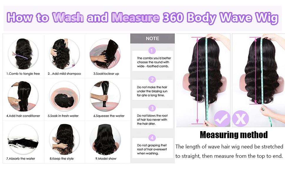 360 Lace Front Wigs Human Hair Body Wave Lace Front Wigs Human Hair