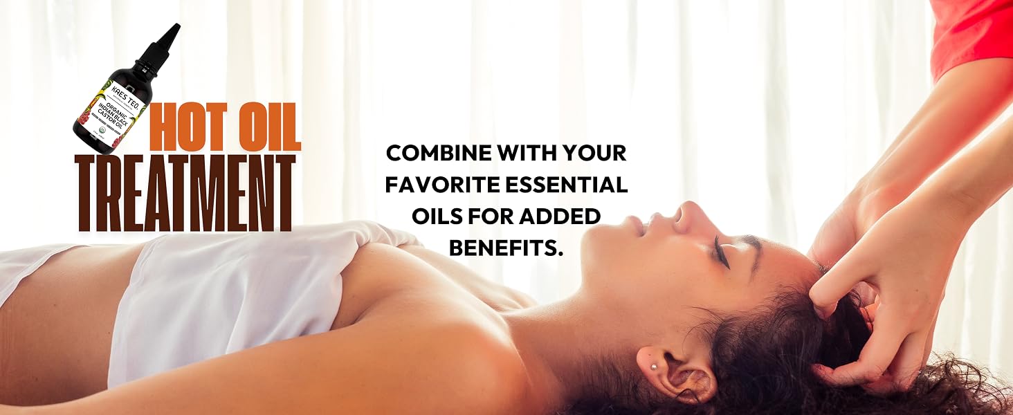 black castor oil massage oil for body