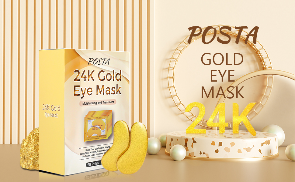 24k gold eye mask