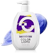 COLORLOMO Bye Bye Yellow Shampoo With Purple Violet Pigment, Sulfate Free, Neutralizes Brass & Ye...